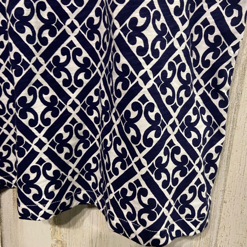 NWT Boden Blue White Racer Neck Jersey Mini Dress 8 - Picture 4 of 11